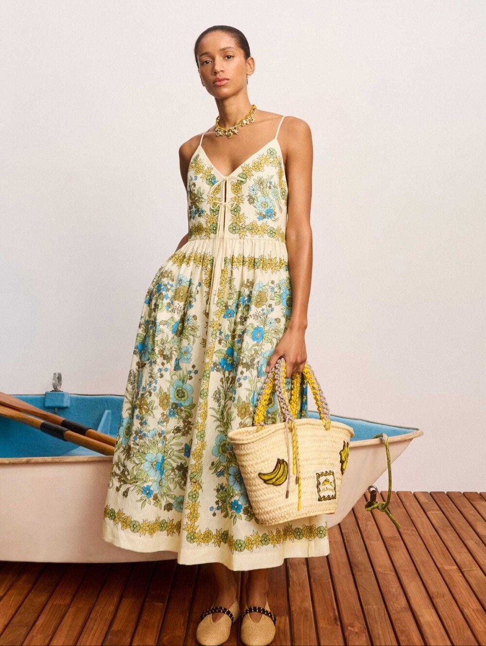 Alemais Sophia Midi Dress in Multi